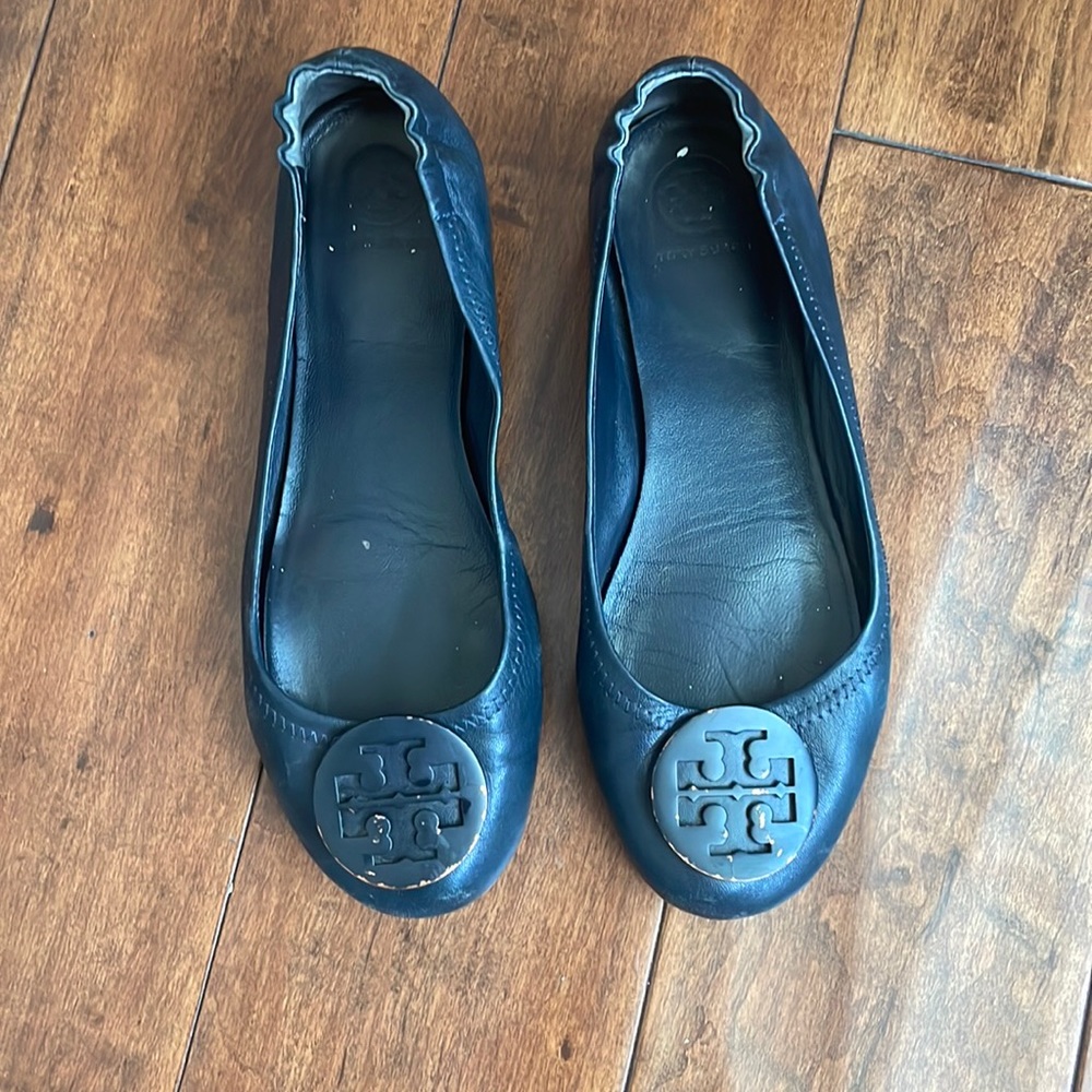 Tory Burch Minnie Travel Ballet Flats Size 7.5